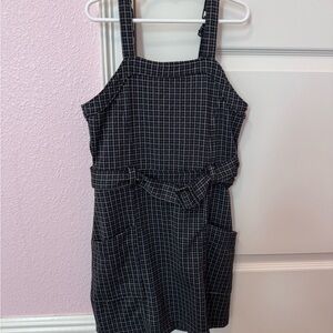 Abercrombie Kids Gray Houndstooth Dress